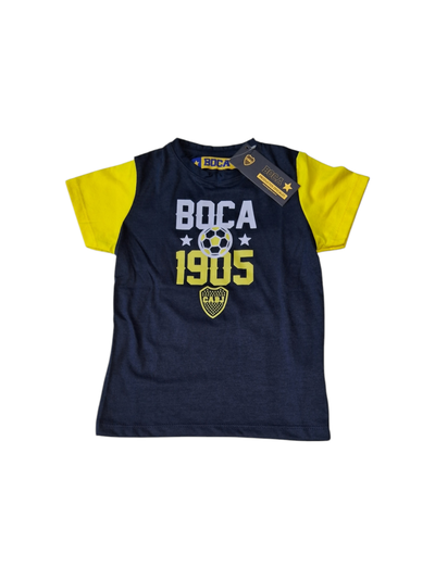 REMERA BOCA 1905 INFANTIL LIC OFICIAL 