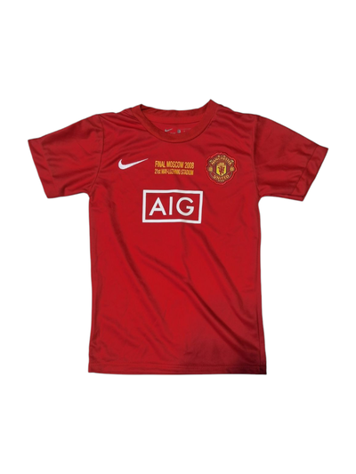 CAMISETA RETRO MANCHESTER UNITED 2008 RONALDO INFANTIL