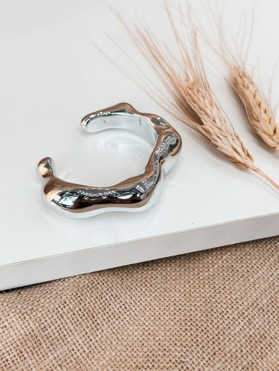 Pulsera esclava Nina plateada