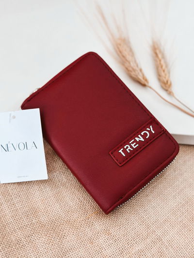 Billetera Trendy bordo