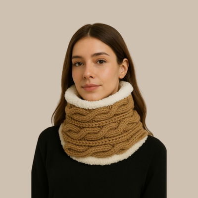 Cuellito lana beige 