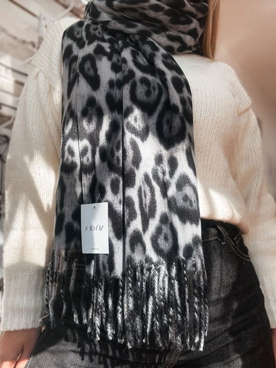 Bufanda Print gris
