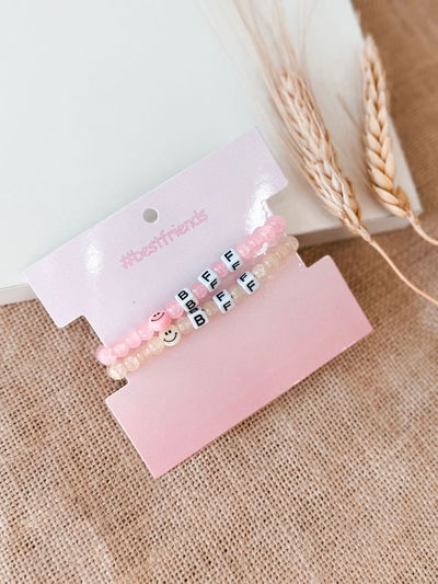 Pulseras BFF carita