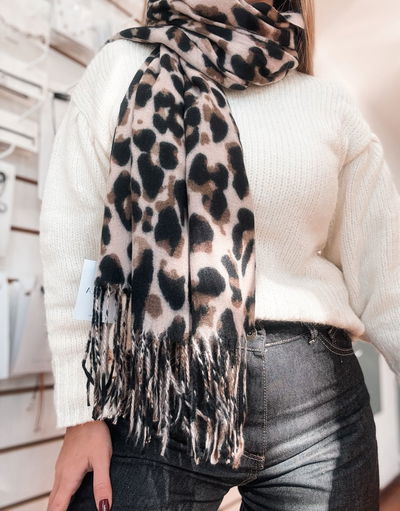 Bufanda Print beige