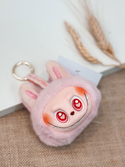 Llavero "Labubu" rosa