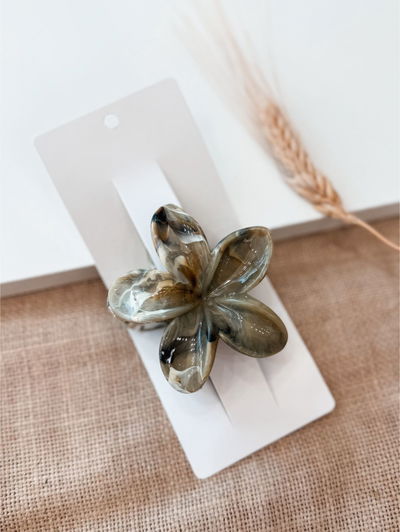 Broche Hawaiana Marbled verde