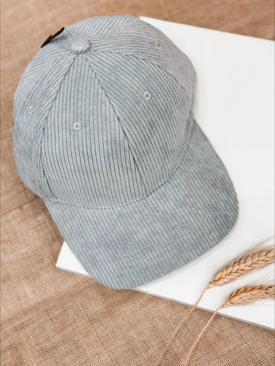 Gorra corderoy gris