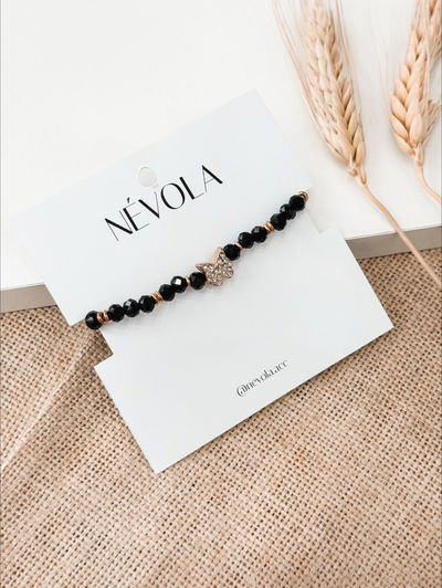 Pulsera Star Shiny negra