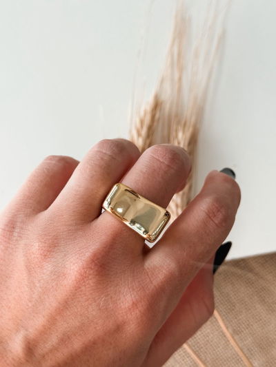Anillo Chunky Molly dorado