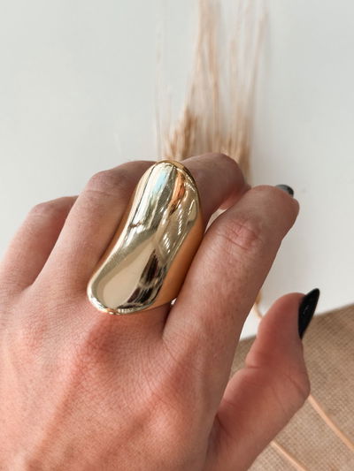 Anillo Chunky Mia dorado