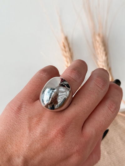 Anillo Chunky Sadie plateado