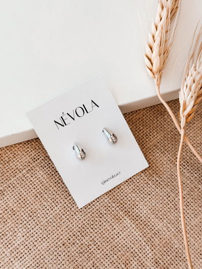 Aros micro dops plateados