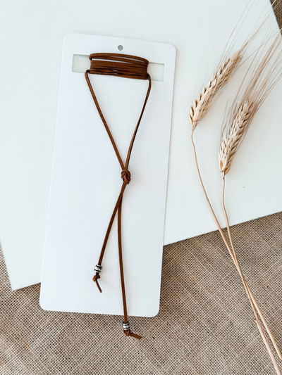 Collar Emma marron