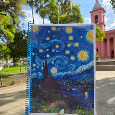 Cuaderno la Noche Estrellada - A4