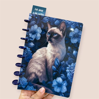 Cuaderno A5 Siames Blue