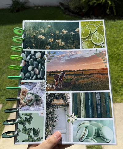 Cuaderno A4 Collage Green tea