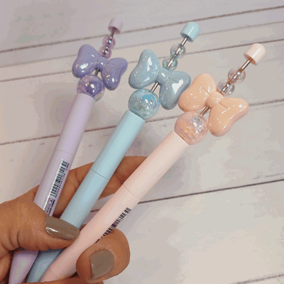 Lapicera Moño y perlas