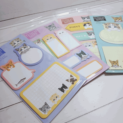 Set Notas Adhesivas Gatitos