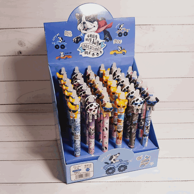 Lapicera borrable perritos