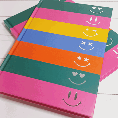 Cuaderno Rayas y Caritas