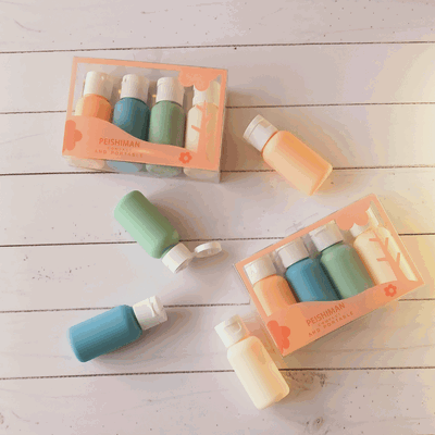 Set Botellas Neceser para viaje x4