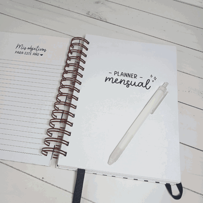 Agenda Perpetua A5 + Lapicera de regalo