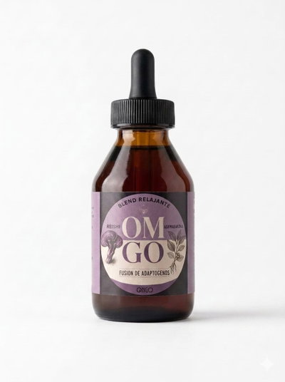 Blend OM GO 100cc "REISHI - ASHWAGHANDA" (DOBLE EXTRACTO)