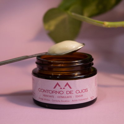 CONTORNO DE OJOS - Cafeína (4%), Ginkgo Biloba (5%) & Centella Asiática (5%)