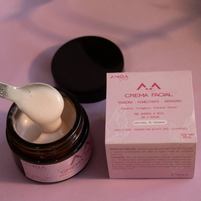 CREMA FACIAL - Colágeno (5%), Elastina (5%) & Extracto Tensor (5%)