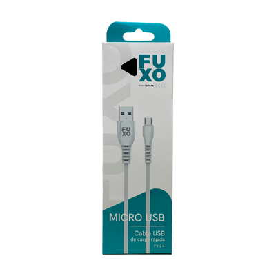 Cable USB 2.4A V8 Micro USB - Fuxo