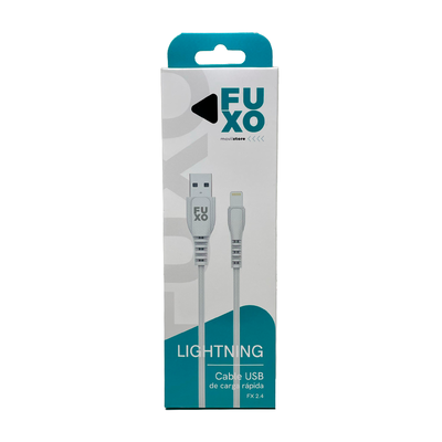 Cable USB 2.4A iPhone Lightning - Fuxo