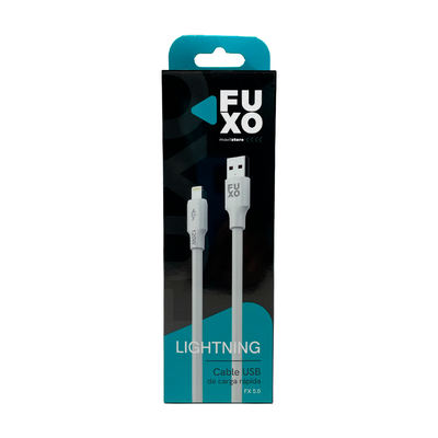 Cable USB 6.0A iPhone Lightning - Fuxo Black