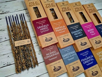 Sahumerio Palo Santo “Buena Onda" Combinado Aromanza x8u