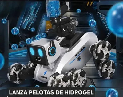 PERRO ROBOT LANZA DARDO CONTROL REMOTO