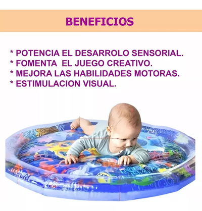 ALFOMBRA DE AGUA PARA BEBE 100 X 100 CM