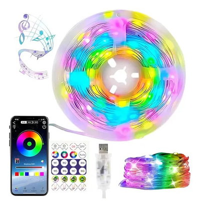 TIRA LED RGB USB CON APP 10mt