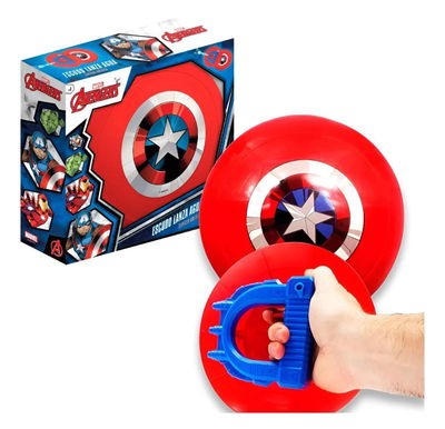   ESCUDO LANZADOR DE AGUA CAPITÁN AMERICA 