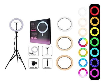 ARO DE LUZ RGB + TRIPODE