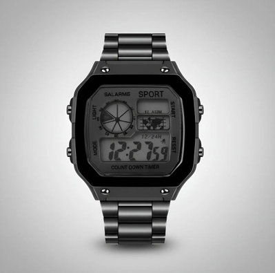 RELOJ DIGITAL SPORT ACERO 003