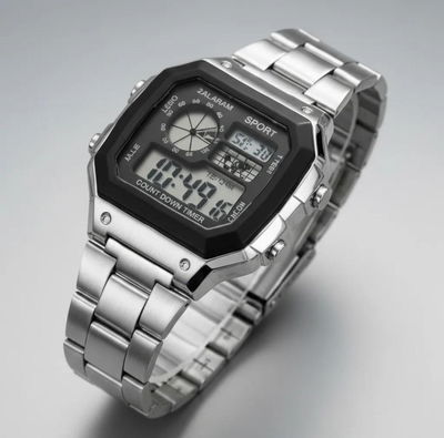 RELOJ DIGITAL SPORT ACERO 003