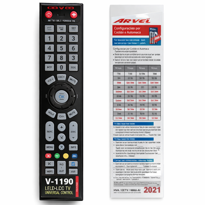 CONTROL REMOTO UNIVERSAL PARA LED/LCD