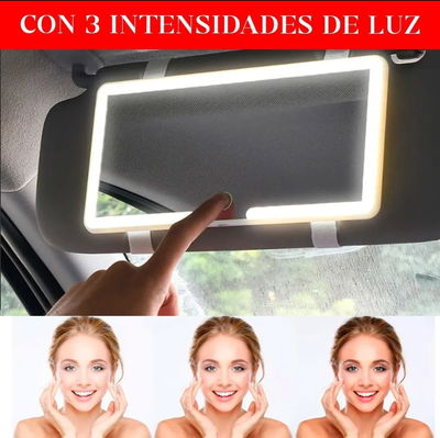 ESPEJO DE MAQUILLAJE PARA AUTO