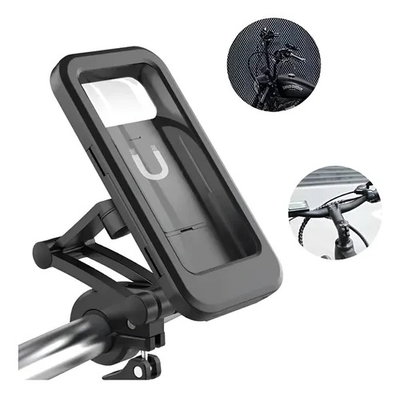 SOPORTE DE CEL FUNDA RIGIDA PARA MOTO/BICI 