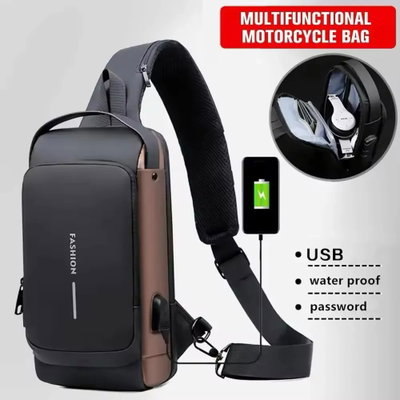 MOCHILA/MORRAL INTELIGENTE ANTIRROBO CON USB 