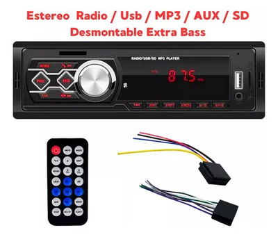 ESTÉREO DESMONTABLE PARA AUTO 