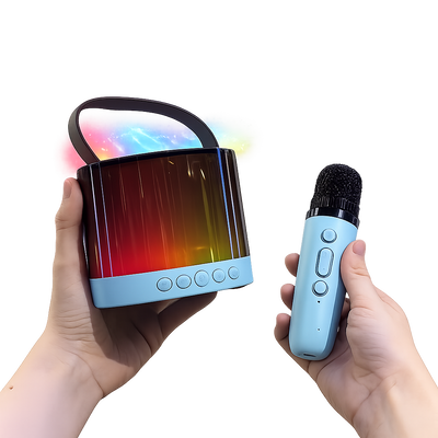 PARLANTE BLUETOOTH + MIC KARAOKE 