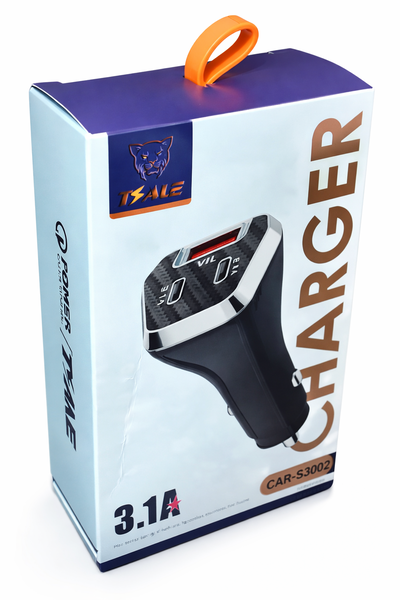 CARGADOR DE AUTO  PUERTOS USB/C