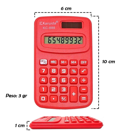 MINI CALCULADORA 8 DIGITOS