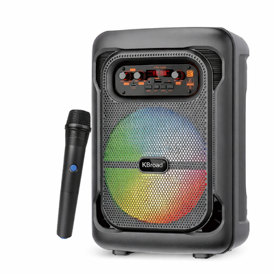 PARLANTE KBROAD 8" CON MICRÓFONO 