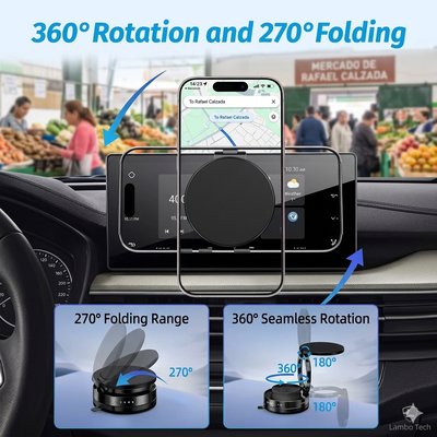 SOPORTE CELULAR MAGNETICO 360° 